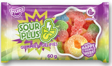 (S6 - 08) Huer Gummies - SOUR PLUS Mix 60g x 1 Unit - SugarMarket.ca