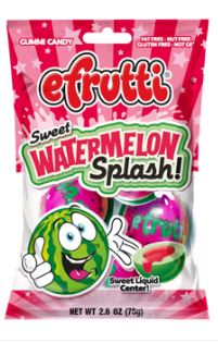 (S6 - 09) Spain - efrutti Watermelon Splash Peg Bag 2.6oz(74g) x 1 Unit - SugarMarket.ca