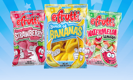 (S6 - 09) Spain - eFrutti Watermelon Wedges Peg Bag - 3.5oz (100g) x 1 Unit - SugarMarket.ca