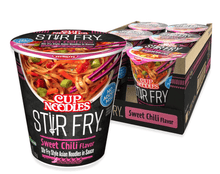 (S6 - 10) Box - US - Nissin Cup Noodles - Stir Fry Noodles - Sweet Chili 2.89 oz (82g) x 6 units - SugarMarket.ca