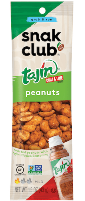 (S6 - 10) Box - US - Snak Club - Tajin - Classico Peanuts 1.5oz (43g) x 12 units - SugarMarket.ca