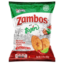 (S6 - 10) Honduras - Chips - Zambos - Tajin Plantain Chips 2.9oz (65g) x 1 Unit - SugarMarket.ca