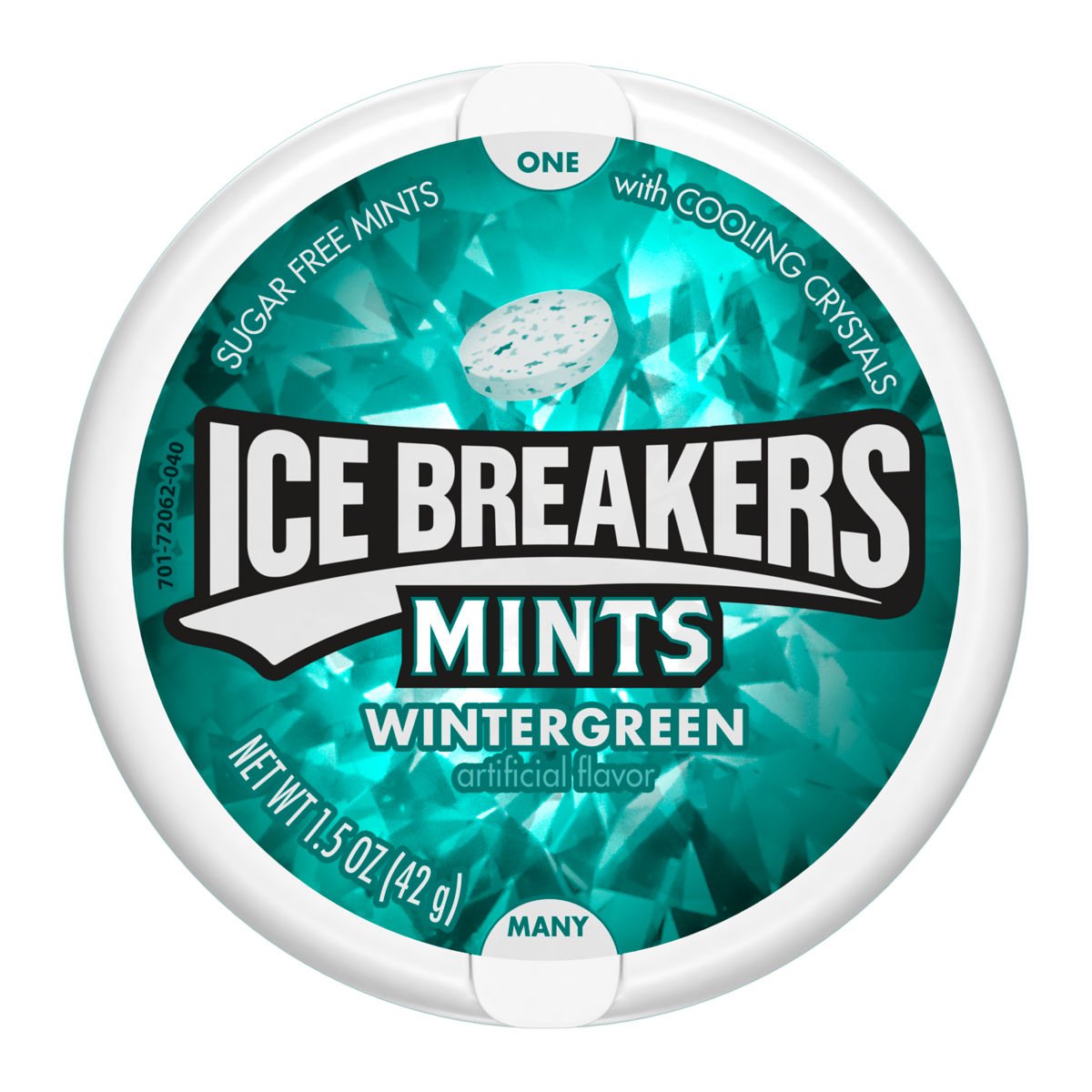 (S6 - 10) US - Ice Breakers Mints - Wintergreen 1.5oz(42g) x 1 Unit - SugarMarket.ca