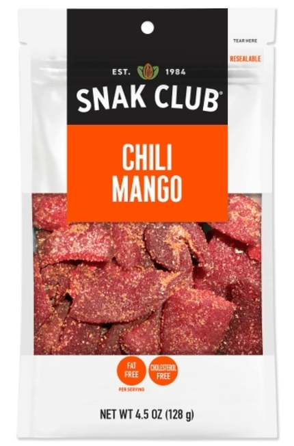 (S6 - 10) US - Snak Club - Dried Chili Mango 4.5oz (128g) x 1 Unit - SugarMarket.ca
