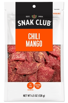 (S6 - 10) US - Snak Club - Dried Chili Mango 4.5oz (128g) x 1 Unit - SugarMarket.ca