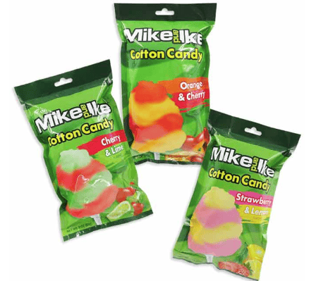 (S6 - 11) Box - Us - Cotton Candy - Mike & Ike 3 oz (85g) x 12 Bags - SugarMarket.ca