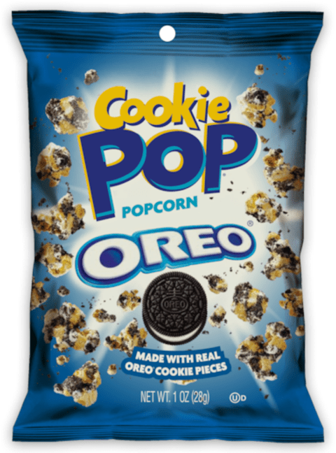 (S6 - 11) Box - US - Popcorn - Cookie Pop - OREO 1oz (28g) x 8 units - SugarMarket.ca