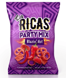(S6 - 12) Box - US - CHIPS - Las Ricas - Blazin Hot Party Mix 1.75oz (49.6g) x 6 Units - SugarMarket.ca