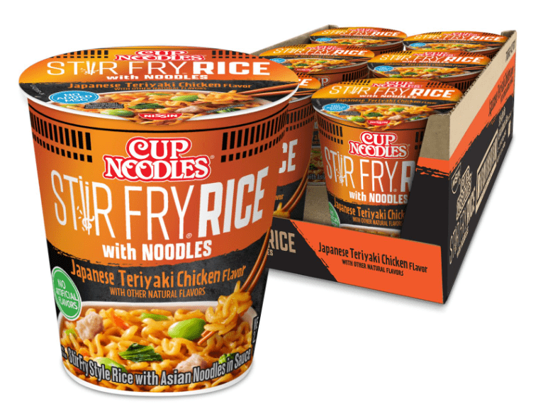 (S6 - 12) Box - US - Nissin Cup Noodles - Fry Rice with Noodles - Japanese Teriyaki Chicken 2.75oz x 6 Units - SugarMarket.ca