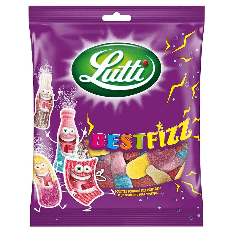 (S6 - 14) Box - France - LUTTI - Bestfizz 100g x 14 Units - SugarMarket.ca