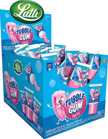 (S6 - 14) Box - France - LUTTI - Tumble Gum - Tutti 35g x 36 Units - SugarMarket.ca