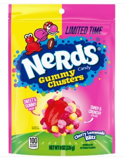 (S6 - 14) Box - Nerds Gummy Clusters - Cherry Lemonade SUB Bag - 8oz (227g) x 6 Units - SugarMarket.ca