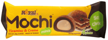 (S6 - 14) Box - Royal Family - Tiramusu Creme Mochi (4 pieces) 1.41oz (40g) x 12 Units - SugarMarket.ca