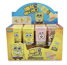 (S6 - 14) Box - SPONGE BOB - Magic Hair 36g x 12 Units - SugarMarket.ca