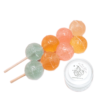 (S6 - 15) Box - Canada - Crystal Gems - Bubble Pops 115g x 6 Displayer Boxes - SugarMarket.ca