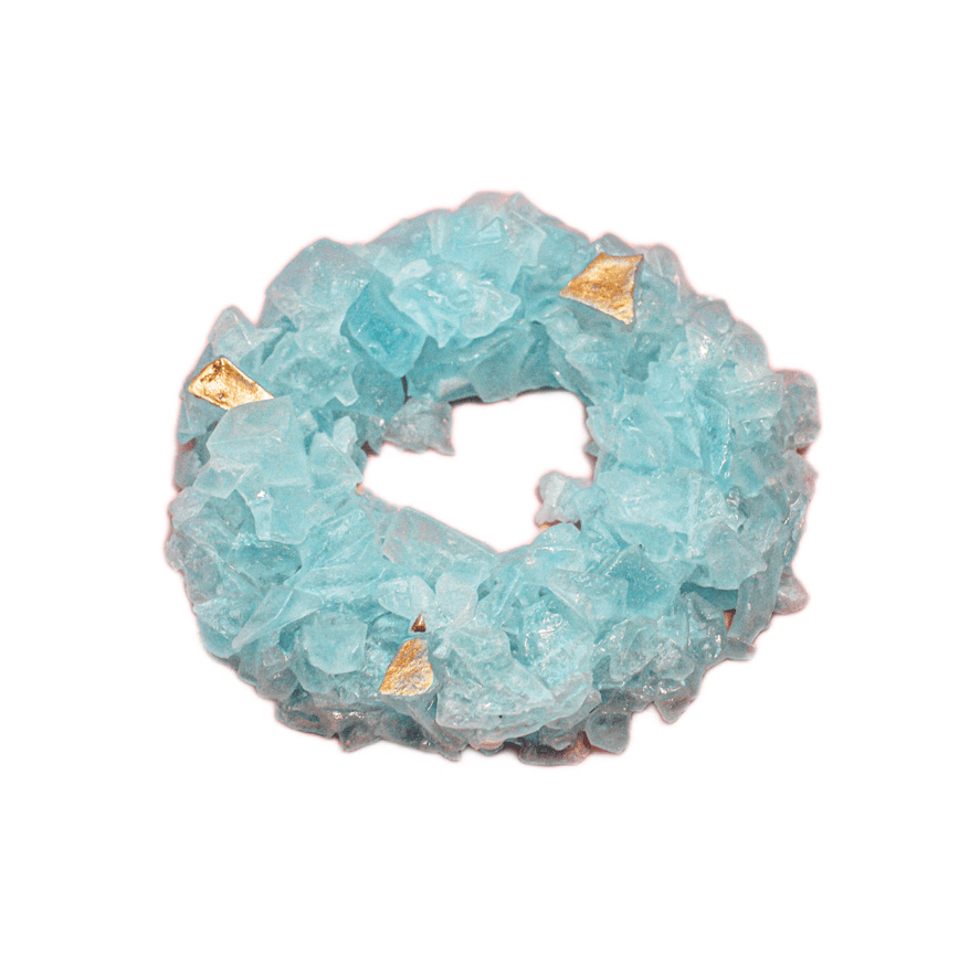 (S6 - 15) Box - Canada - Crystal Gems - Cluster Donut 50g x 6 Displayer Boxes - SugarMarket.ca