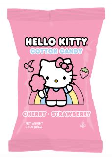 (S6 - 15) Box - US - Taste of Nature Cotton Candy - Hello Kitty Cherry/Strawberry 3.1oz(88g) x 12 units - SugarMarket.ca