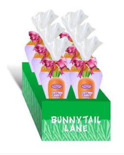 (S7 - 01) Box - Easter - Cotton Candy - Bunnytail Lane Cone 3.1oz(88g) x 6 Units - SugarMarket.ca