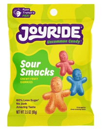 (S7 - 01)Box - Mexico - Joyride - Sour Smacks 3.5oz (99g) x 10 pouches - SugarMarket.ca