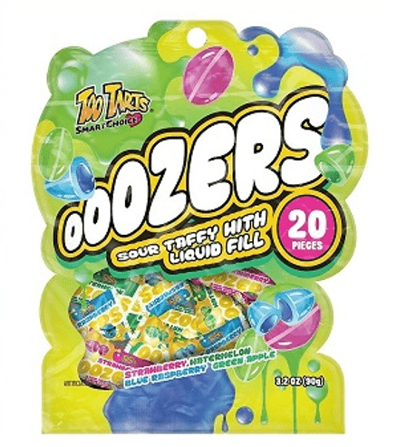 (S7 - 03) Box - TOO TARTS - OOOZERS (20PCS) PEG BAG 3.2OZ (90G) X 24 BAGS - SugarMarket.ca
