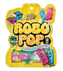 (S7 - 03) Box - TOO TARTS - ROBO POP (12PCS) PEG BAG 3.4OZ (96G) X 24 BAGS - SugarMarket.ca