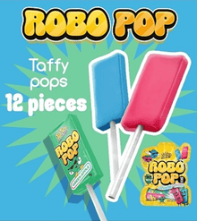 (S7 - 03) Box - TOO TARTS - ROBO POP (12PCS) PEG BAG 3.4OZ (96G) X 24 BAGS - SugarMarket.ca