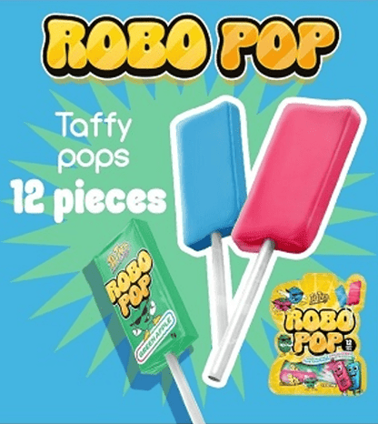 (S7 - 03) Box - TOO TARTS - ROBO POP (12PCS) PEG BAG 3.4OZ (96G) X 24 BAGS - SugarMarket.ca