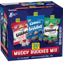 (S7 - 03) Box - US - Chips - Chex Mix Muddy Buddies Variety Pack 1.75oz (49g) x 30 Units - SugarMarket.ca