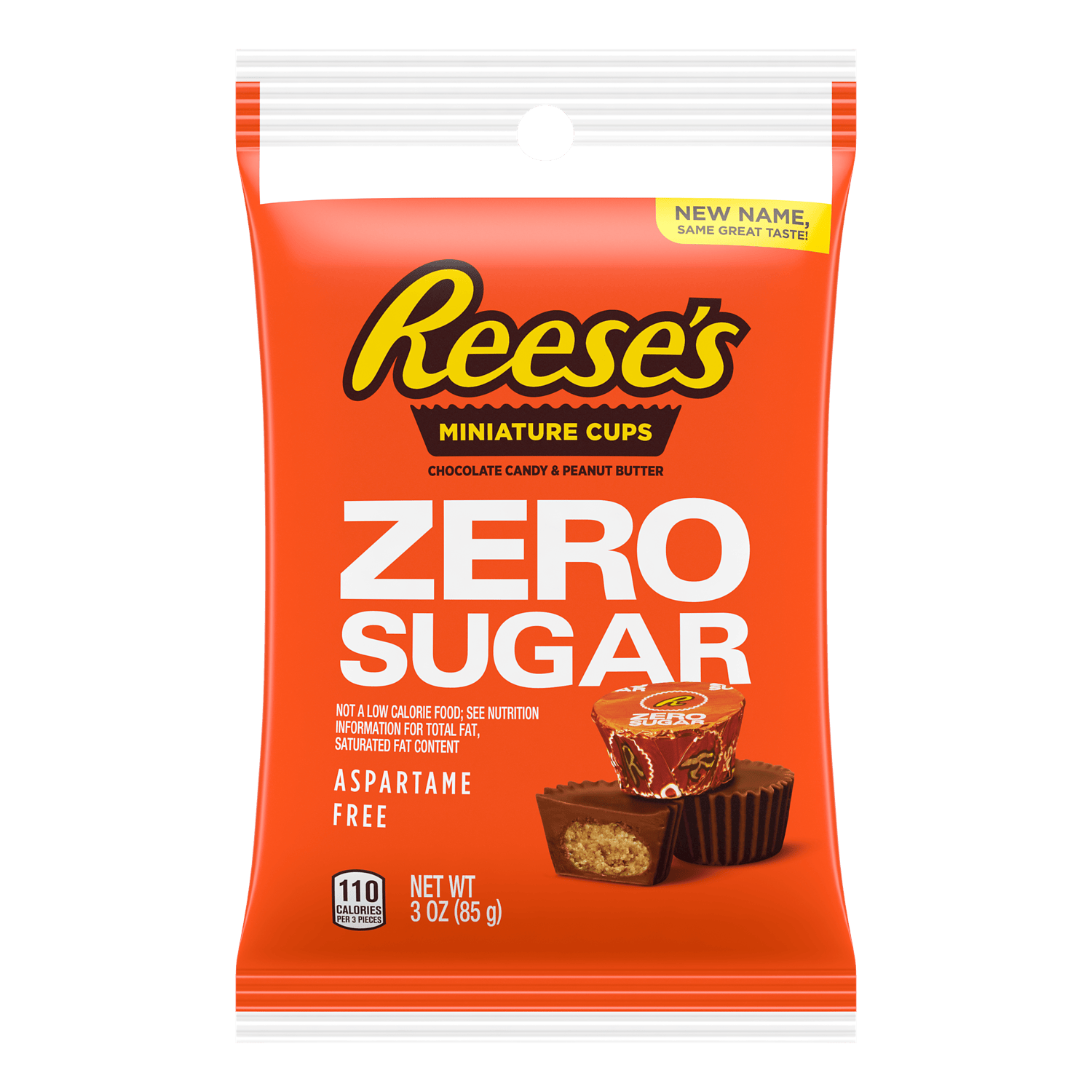 (S7 - 10) Box - Us - Sugar Free - Reese Peanut Butter Cup Miniatures Peg Bag 3oz x 12 units - SugarMarket.ca