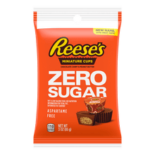 (S7 - 10) Box - Us - Sugar Free - Reese Peanut Butter Cup Miniatures Peg Bag 3oz x 12 units - SugarMarket.ca