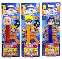 (S7 - 11) Box - PEZ Blister Pack - Naruto Assortment 0.87oz (25g) x 12 Units - SugarMarket.ca