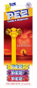 (S7 - 13) Box - US - Pez Blister - Lion King 30th Anvrsy Assortment x 12 Units - SugarMarket.ca