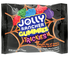 (S8 - 02) Halloween - JOLLY RANCHER - TRICKIES GUMMIES 2.1oz (59g) x 1 Unit - SugarMarket.ca