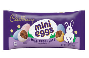(S8 - 03) Box - Easter CADBURY Chocolate Crisp Sugar Shell Mini Eggs - 9oz (256g) x 1 Bag - SugarMarket.ca