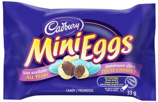 (S8 - 03) Box - Easter - Cadbury Mini Eggs 33g x 24 Units - SugarMarket.ca