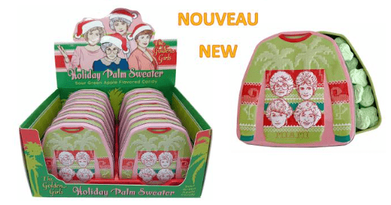 (S8 - 08) Box - XMAS - Boston America Golden Girls Sweater Candy x 12 units - SugarMarket.ca