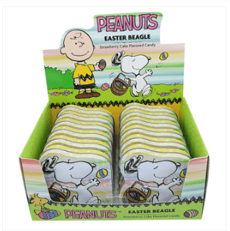 (S8 - 09) Box - Easter - Peanuts Beagle Tin X 12 Units - SugarMarket.ca