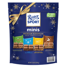 (S8 - 09) Box - Ritter Sports - Mini Premium European Milk Chocolate 17.64oz (500g) x 1 Unit - SugarMarket.ca