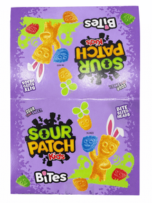 (S8 - 11) Box - EASTER - SOUR PATCH KIDS BITES TUBE - 1.8 OZ (51G) X 12 Units - SugarMarket.ca