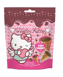 (S9 - 02) Box - TURKEY - HELLO KITTY - TINY CORNET DOYPACK 70 g x 18 units - SugarMarket.ca