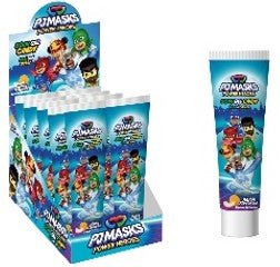 (S9 - 02) Box - TURKEY - PJ MASKS - SOUR GEL TUBE 35g x 24 units - SugarMarket.ca