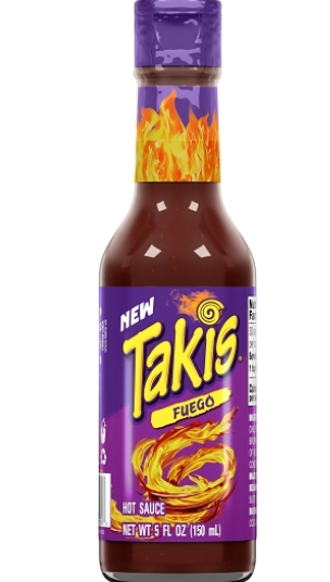 (S5-05) Sauce - Takis - Fuego Chili Pepper & Lime Hot Sauce 5 fl oz (150ml) x 12 Units