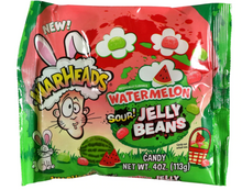 Easter - CASE - Warheads Sour Watermelon Jelly Beans 4oz x 24 unit