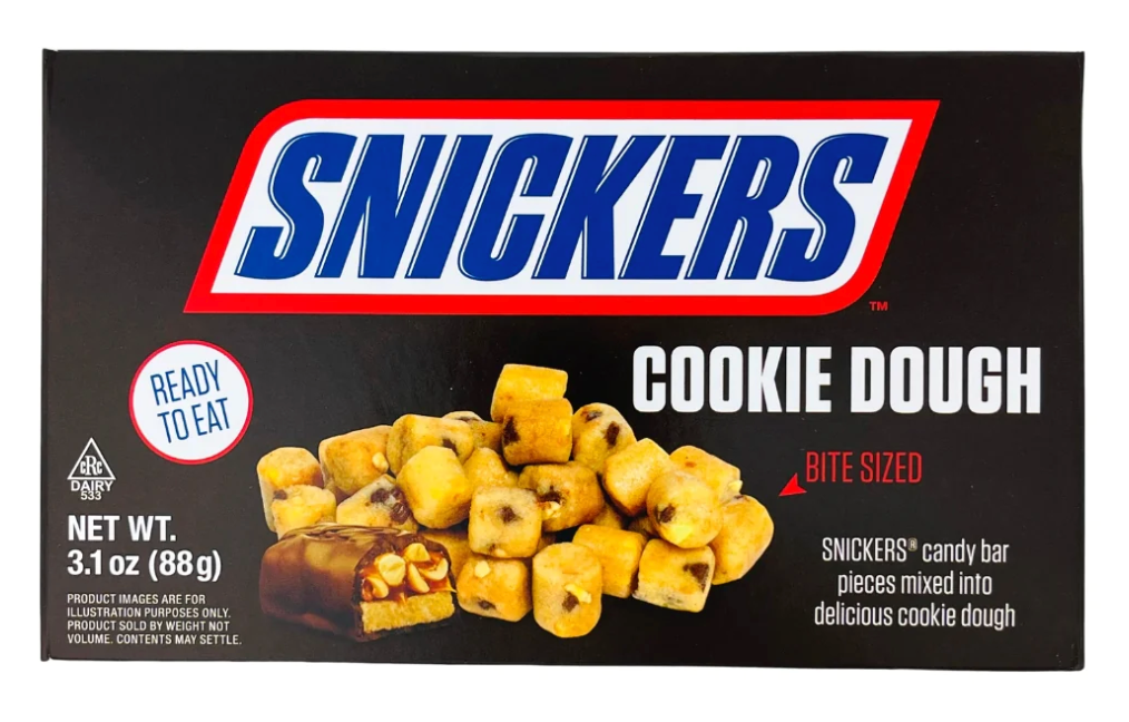 Single - Theater Box - Poppable Cookie Dough - Snickers 3.1oz (88g) x 1 unit