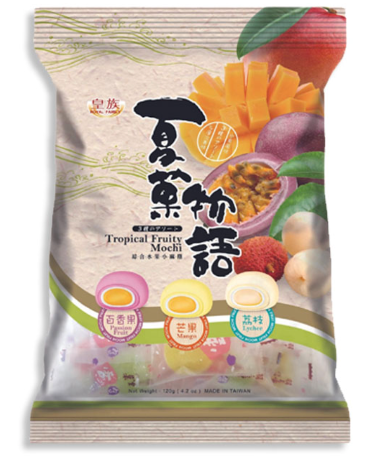 (S1-02) Single - Royal Family Mochi - Tropical Fruit Peg 4.2oz (120g) x 1 unit