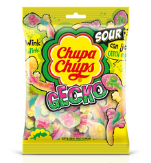 (S7-05) Chupa Chups Sour Gecko - Peg 90g x 12 units