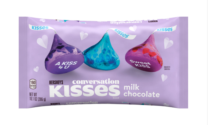 (S4-02) Val - Single - Hershey Kisses - Conversation KISSES 10.1oz (286g) x 1 unit