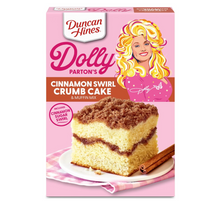 SINGLE - Duncan Hines - Dolly Parton - Cinnamon Swirl Crumb Cake & Muffin Mix, 20 oz(567g) x 1 unit