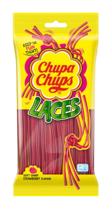 (S9-03) Chupa Chups - Strawberry laces 90g x 18 Units