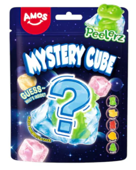 (S6-06) Amos Peelerz Gummy - Mystery Cube 65g x 24 Units